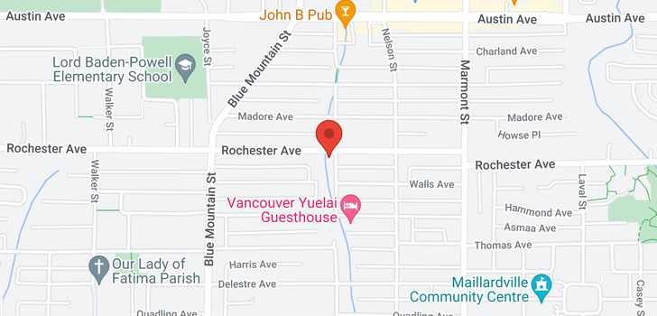 map of 970 ROCHESTER AVENUE